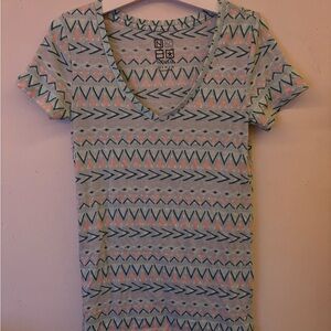 No Boundaries Patterned Tee